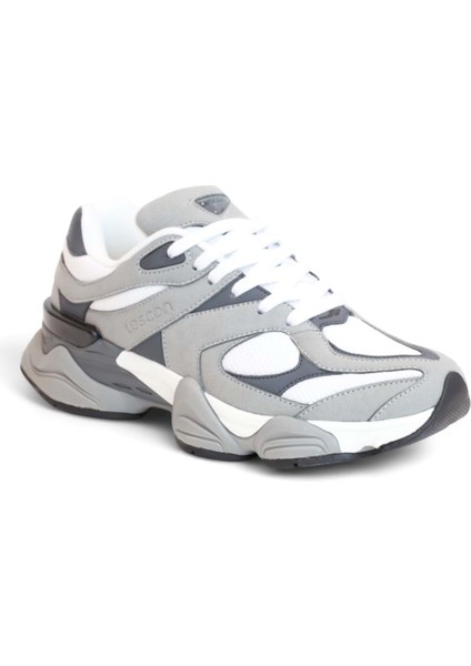 2079-GHOST Anatomik Tabanlı Genç Unisex Sneakers Ayakkabı - NKT02079-GRI-36