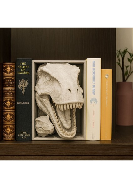 T-Rex Kitaplık Dekoru fiyatları