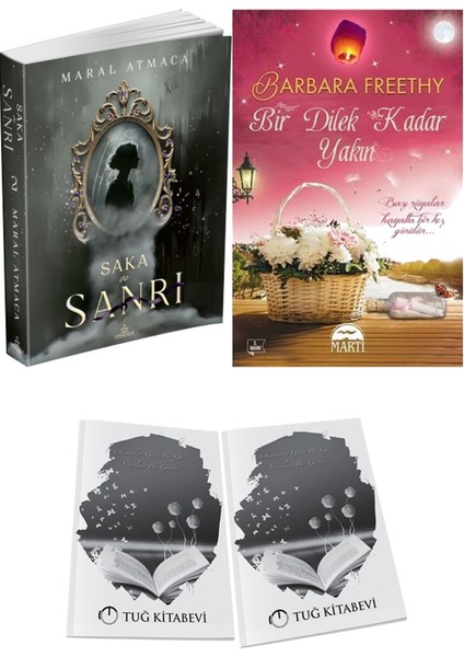 Bir Dilek Kadar Yakın ve Ephesus Yayınları Saka ve Sanrı 2 Maral Atmaca 2li Set + Hediyeli