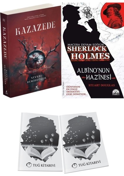 Albino`nun Hazinesi ve Pukka Yayınları Kazazede 3 Şevval Demirdöğer 2li Set + Hediyeli