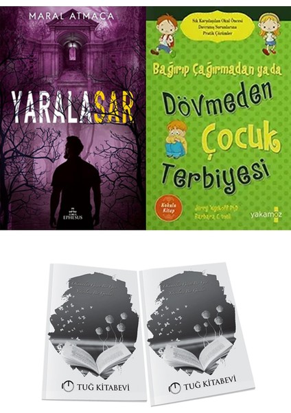 Dövmeden Çocuk Terbiyesi ve Ephesus Yayınları Yaralasar 3 Maral Atmaca 2li Set + Hediyeli