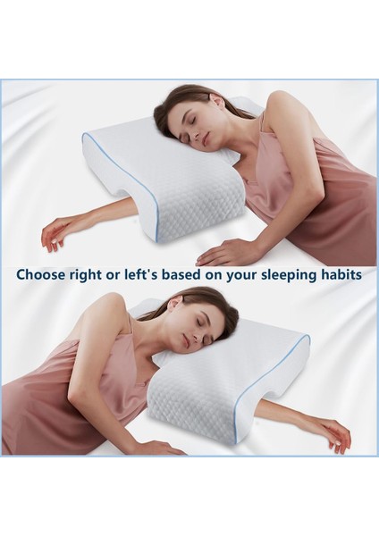 Omuz Ağrısını Gidermek Için Yan Yatanlar Için Yastık - Ergonomik Kol Delikleri ile Ortopedik Destek - Servikal, Boyun, Omuz Desteği - Çiftler Için Mükemmel Kucaklaşma Yastığı fiyatları