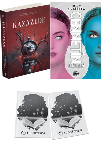 Cennetin Elitleri ve Pukka Yayınları Kazazede 3 Şevval Demirdöğer 2li Set + Hediyeli