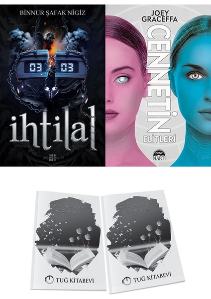 Cennetin Elitleri ve Dokuz Yayınları Ihtilal 2 Zede Binnur Şafak Nigiz 2li Set + Hediyeli