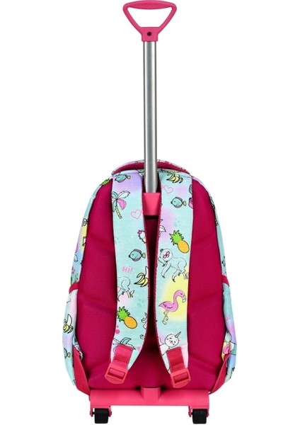 Çekçekli 3'lü Okul Seti, Unicorn Desenli Ilkokul Çantası + Beslenme Çantası + Kalemlik modelleri