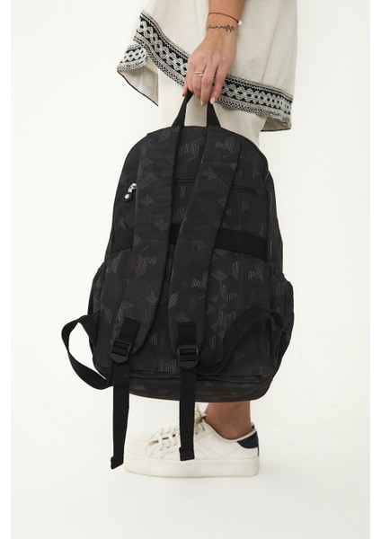 Sanmorris Unisex Suya Dayanıklı Mega Boy Krinkıl Çok Gözlü Laptop Okul ve Seyahat Sırt Çantası fırsatları