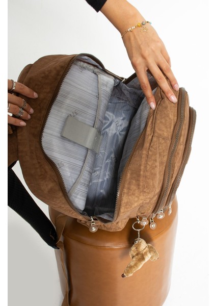 Çok Bölmeli Maymuncuk Anahtarlıklı Mega Okul Çantası indirimleri