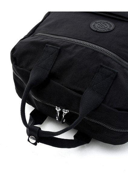 Unisex Suya Dayanıklı Krinkıl Kumaş Çok Gözlü Büyük Boy Laptop Okul ve Sırt Çantası fırsatları
