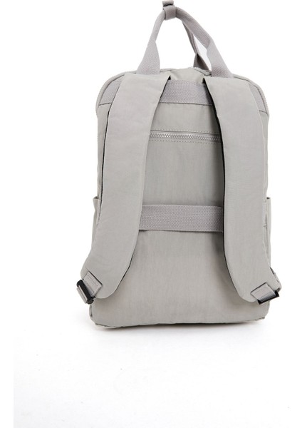 Sanmorris Unisex Suya Dayanıklı Orta Boy Krinkıl Çok Gözlü Vizon Laptop Okul Seyahat Sırt Çantası fiyatları