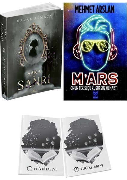 M'ars Onun Tek Suçu Kusursuz Olmaktı ve Ephesus Yayınları Saka ve Sanrı 2 Maral Atmaca 2li Set + Hediyeli