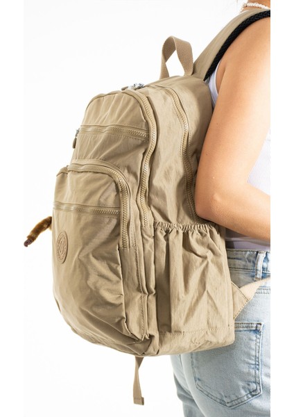 Sanmorris Unisex Suya Dayanıklı Kumaş Laptop Bölmeli Okul Seyahat Sırt Çantası fiyatları