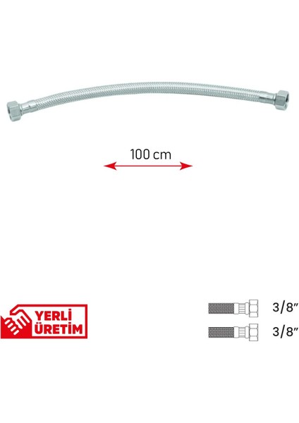 Bağlantı ve Batarya Hortumu - 3/8 İnç 100 cm fiyatları