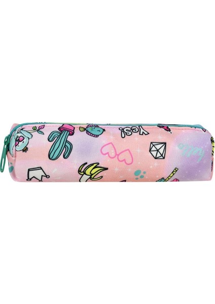 Çekçekli 3'lü Okul Seti, Unicorn Desenli Ilkokul Çantası + Beslenme Çantası + Kalemlik