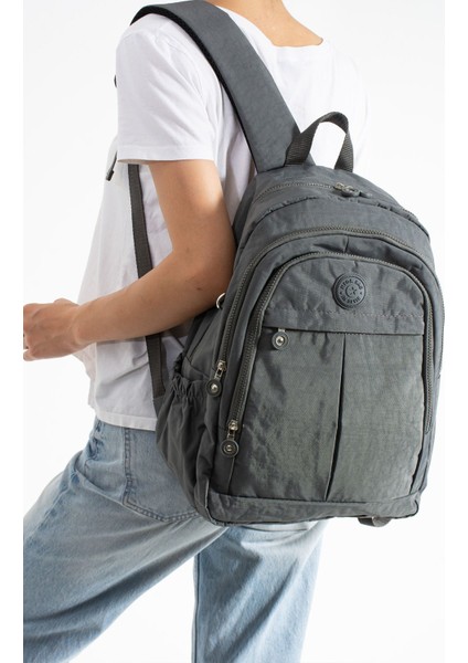 Mega Boy Unisex Ayarlanabilir Ortapedik Askılı Çok Gözlü Laptop Bölmeli Okul Çantası indirimleri