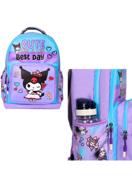 3’lü Ilkokul Baskılı, Kız Çocuk Beslenmeli ve Kalemlikli Okul Çantası