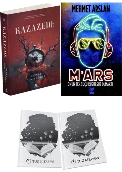 M'ars Onun Tek Suçu Kusursuz Olmaktı ve Pukka Yayınları Kazazede 3 Şevval Demirdöğer 2li Set + Hediyeli