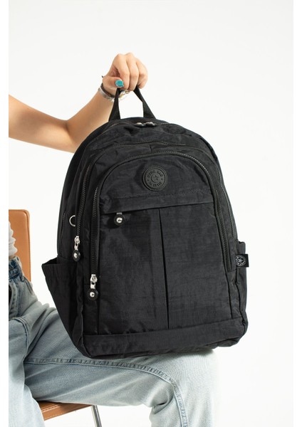 Okul Çok Bölmeli Su Geçirmez Unisex Çanta