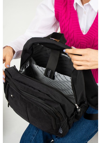 Okul Çok Bölmeli Su Geçirmez Unisex Çanta