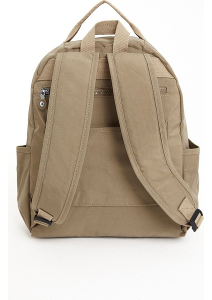 Sanmorris Unisex Suya Dayanıklı Krinkıl Kumaş Çok Gözlü Vizon Laptop Okul ve Sırt Çantası modelleri