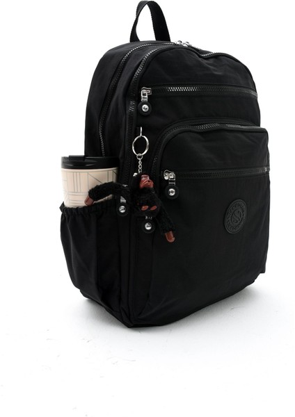 Sanmorris Unisex Suya Dayanıklı Kumaş Laptop Bölmeli Okul Seyahat Sırt Çantası indirimleri