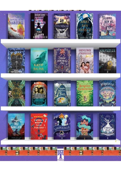 6.7.8. Sınıflar Için 20 Adet Nitelikli Kitap-Kayıp Balina, Kalpsizler, Karanlıktakiler, Kardan Kız