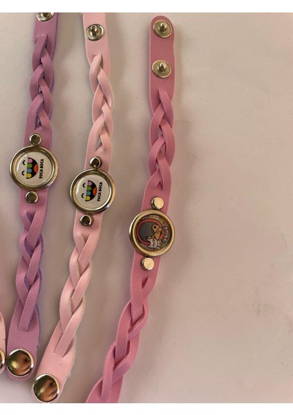 Deri bileklik TOCA-BOCA Temalı 6lı paket indirimleri