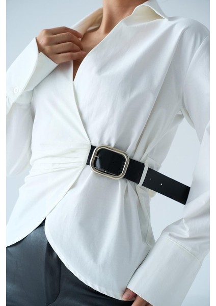 Kemerli Gömlek - Ekru modelleri