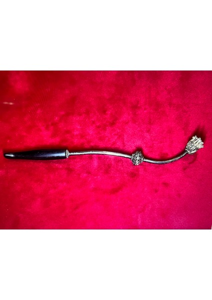 18 cm Uzunluğunda Abanoz Ağacı ve Gümüş Sigara Ağızlığı fırsatları