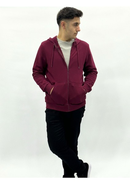 Kapüşonlu Sweat Hırka