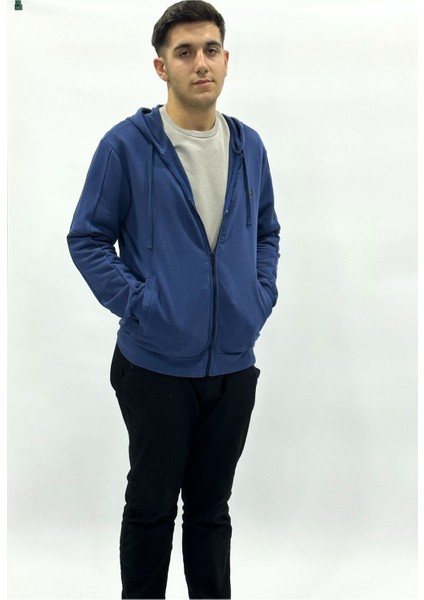 Kapüşonlu Sweat Hırka