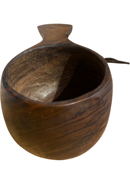 El Yapımı Ceviz Ağacı Kuksa Bardak – Model No: 19 fırsatları