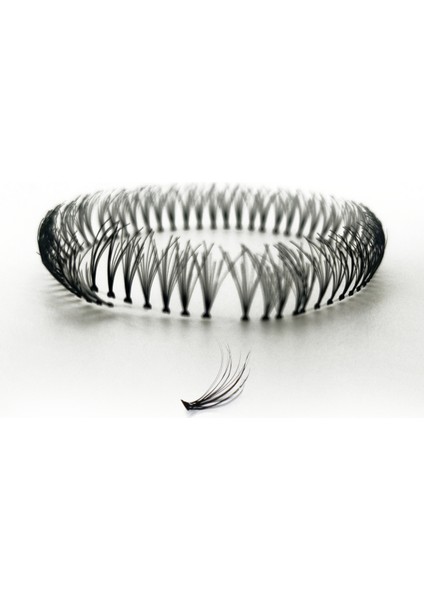 Klasik Ekspres Kirpik; İpli Kirpik; 8mm 3 Ip ; Hızlı Kirpik Siyah fırsatları