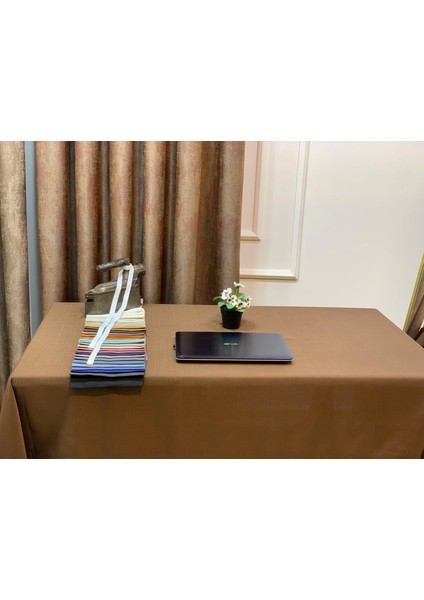 Nivemeshome Keten Trend Masa Örtüsü Kahve Apm modelleri