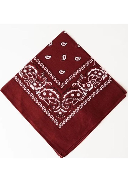 Bandana Etnik Şal Damla Desenli Tasarım %100PAMUK