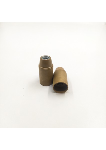 Dekoratif Plastik E-14 Düz Duy Gold (2 Adet) fiyatları