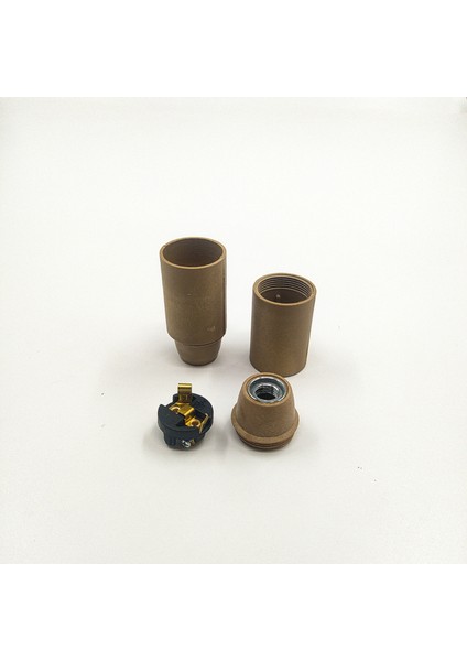 Dekoratif Plastik E-14 Düz Duy Gold (2 Adet) modelleri