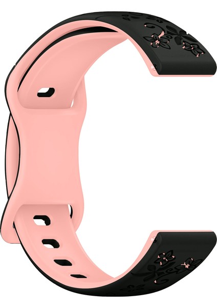 Huawei Watch Gt4 41MM Uyumlu Floraflex Çiçek Desenli Yumuşak Soft Silikon Kordon fırsatları