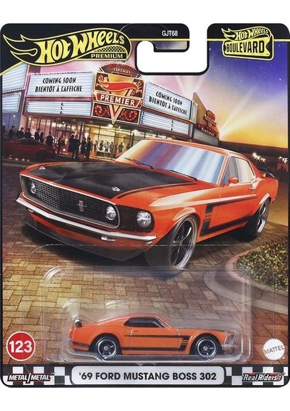 Hot Wheels Premium '69 Ford Mustang Boss 302 GJT68 JBL20