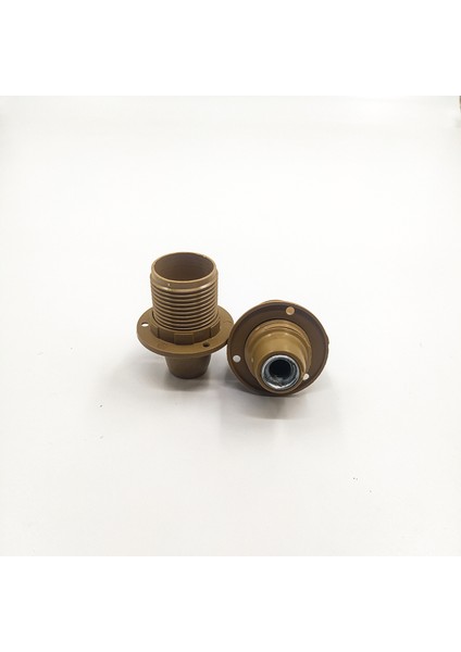 Dekoratif Plastik E-14 Tam Dişli Halkalı Duy Gold (2 Adet) fiyatları