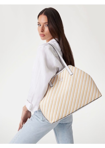 Vikky Raffia Kadın Omuz Çantası HWWS9318290