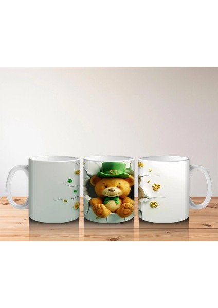 Şans Getiren Şapkalı Ayıcık – Baskılı Kahve Kupası indirimleri