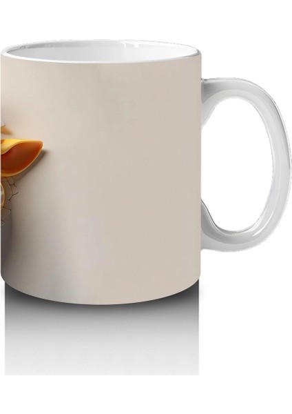 Boynuzlu Gözlüklü Sevimli Zürafa – Baskılı Kahve Kupası fırsatları