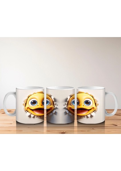 Sevimli Sarı Yüzler ve Komik Ifadeler – Baskılı Kahve Kupası indirimleri