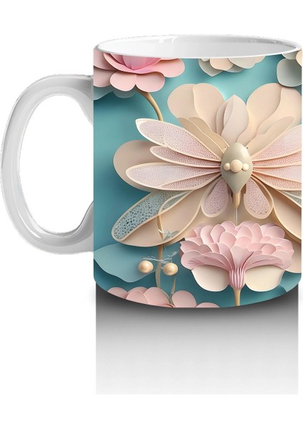 Simetrik Rölyef Kelebek Deseni – Baskılı Kupa fiyatları