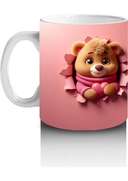 Sevimli Maskot ve Peluş Ayıcık – Baskılı Kahve Kupası fiyatları
