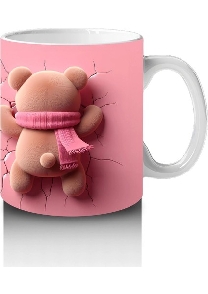 Sevimli Maskot ve Peluş Ayıcık – Baskılı Kahve Kupası fırsatları