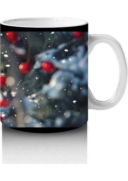 Kış Manzarasında Kardinal Kuşları – Baskılı Kupa fırsatları