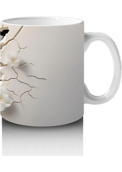 Kırık Duvar Arasında Sevimli Geyik – Baskılı Kahve Kupası fırsatları