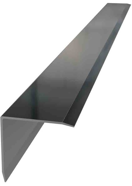 Siyah Metal Merdiven Basamak Profili Çıtası Köşebenti Pahlı Bitim Profili 3CM*3CM*1,35CM