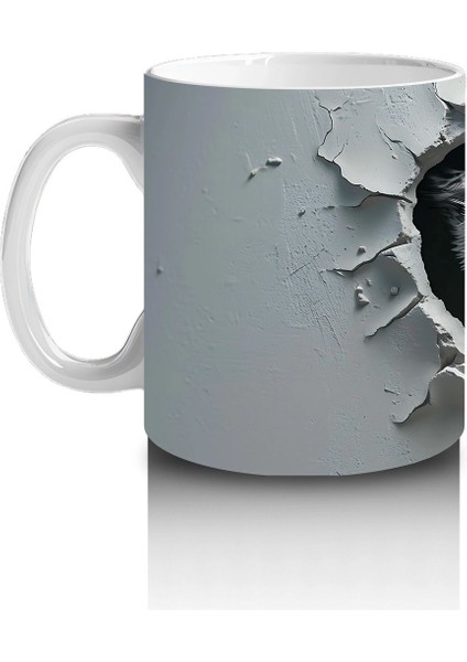 Kalpli Çatlak Duvar Arasında Baykuş – Baskılı Kahve Kupası fiyatları